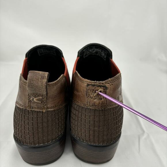 Keen Morrison Chelsea Ankle Boots Womens Size 6.5 Cascade Brown Leather Bootie - Picture 3 of 10